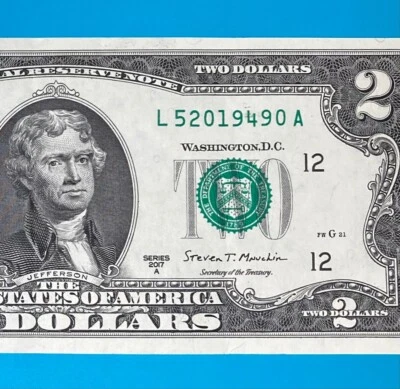 May 20, 1949 (L 52019490 A) BIRTHDAY Note $2 Two Dollar Bill (5 / 20 / 1949_) - Image 1 of 4