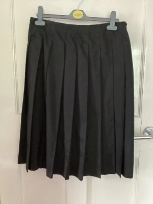 Hennes Collection Black polyester knee length skirt Size EU 38 UK 10 - Image 1 of 4