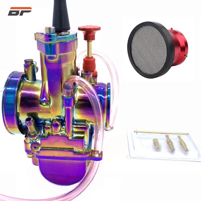 For Yamaha Dt 175  Dt 250 Yz80 Yz85 Yz100 Yz125 Pwk 32 Carburetor & Air Filter - Image 1 of 4