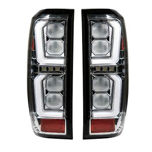 Recon OLED Clear Tail Lights Replace Factory OEM LED For 19-21 GMC Sierra