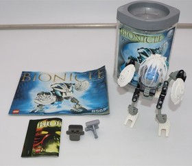 LEGO BIONICLE Kohrak (8565), complete w/ instructions, rubber band, and canister