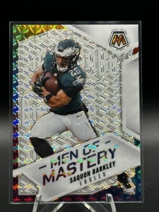 2025 Panini Mosaic Saquon Barkley Men Of Mastery  /25 Mojo Prizm SSP! - Picture 1 of 2