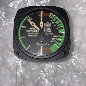 Manómetro de presión hombre/combustible United Instruments Inc. 6331 Beechcraft Debonair - Imagen 1 de 4