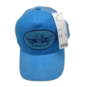 Sombrero de camionero con correa ajustable de rizo urbano Lie azul océano para niños - Imagen 1 de 7