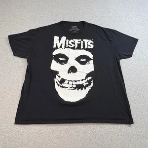Misfits Shirt Mens 3XL Black Punk Band Skull Graphic Tee Horror Rock Music Goth - Picture 1 of 6