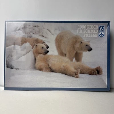 VTG 1992 FX Schmid 1000 Piece Puzzle BAD BOYS OF THE ARCTIC 90079 NIB - Image 1 of 4