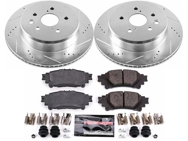 Kit de pastillas de freno trasero y rotor para Lexus GS300 SC744SZ 2018-2019 Foto 1 de 1