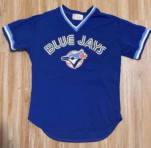 VTG Toronto Blue Jays Baseball Jersey Sz XL Blue #35 Mesh Goodman 90s - Picture 1 of 8