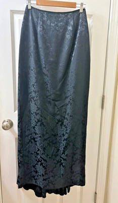 Maxi Falda Jessica McClintock CACHE Gótica Steampunk Estilo Victoriano Brocado 10 Foto 1 de 4