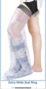 Wasserdicht Ganzbein Guss Abdeckung Dusche Erwachsene Extra Lg Lang Verband Schutz XL - Bild 1 von 9