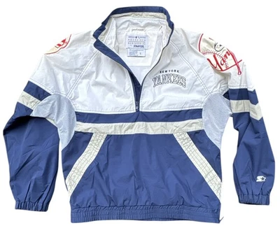 Vintage 90s New York Yankees Starter Full Zip Nylon Jacket Coat Windbreaker S - Image 1 of 4
