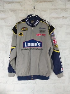 Jimmie Johnson #48 Lowes Vintage Racing Jacket "Chase Authentics" Mens Size XL - Picture 1 of 10