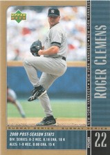 2000 Upper Deck Baseball Subway Series #NY3 Roger Clemens