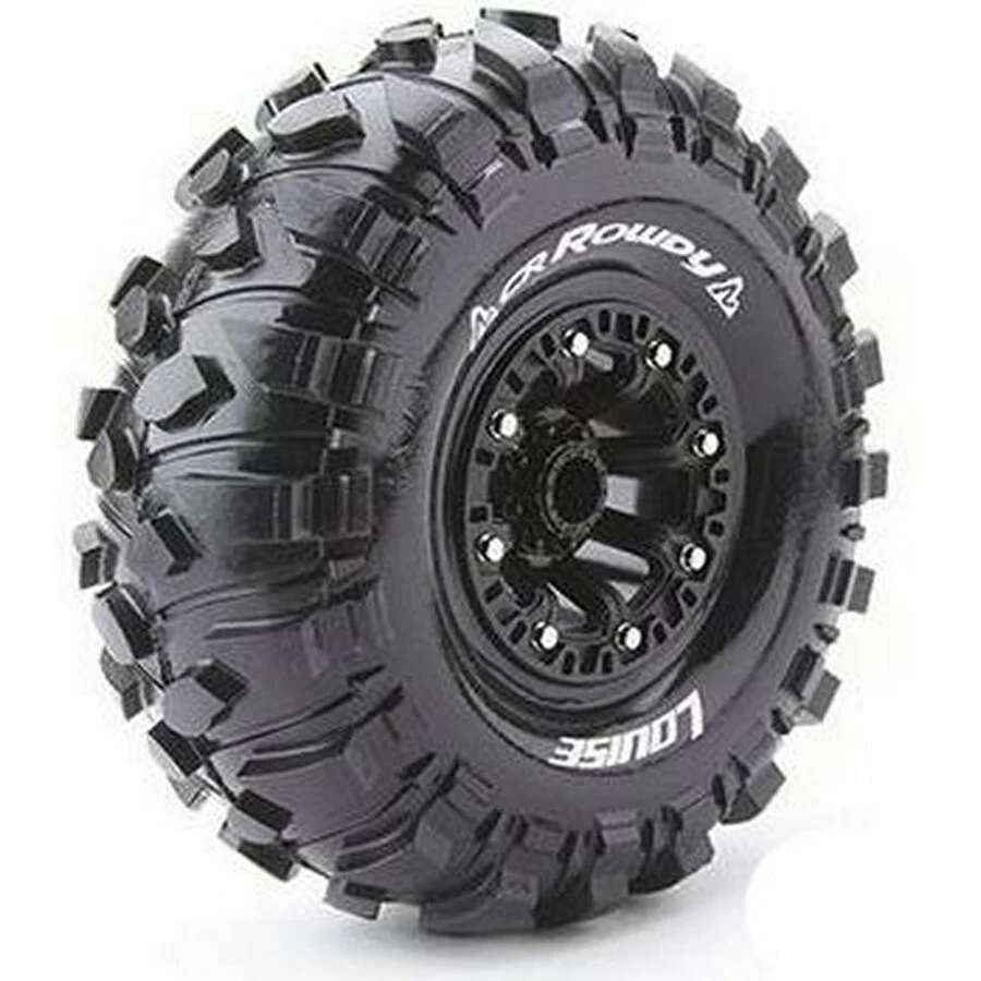 LOUISE LOUT3238VB CR-ROWDY 2.2 supersoft Felge schwarz 12mm Crawler - Bild 1 von 1