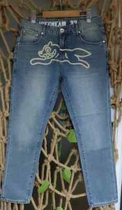 BBCICECREAM WASHED CLASSIC MEN'S JEANS SIZE 30/32/34/36/38/40/42 US FREE SHIPING - Picture 1 of 13