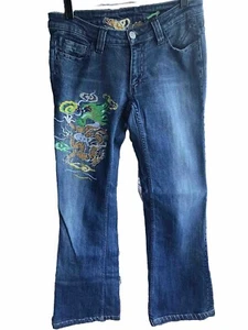 Joy Jeans Junior 11 J1 bestickt verwaschen distressed - Bild 1 von 12