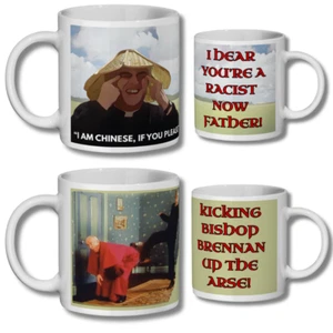 Father Ted Mug Funny Tribute Racist Comedy TV Series Fathers Day Gift Cup Dad - Picture 1 of 13
