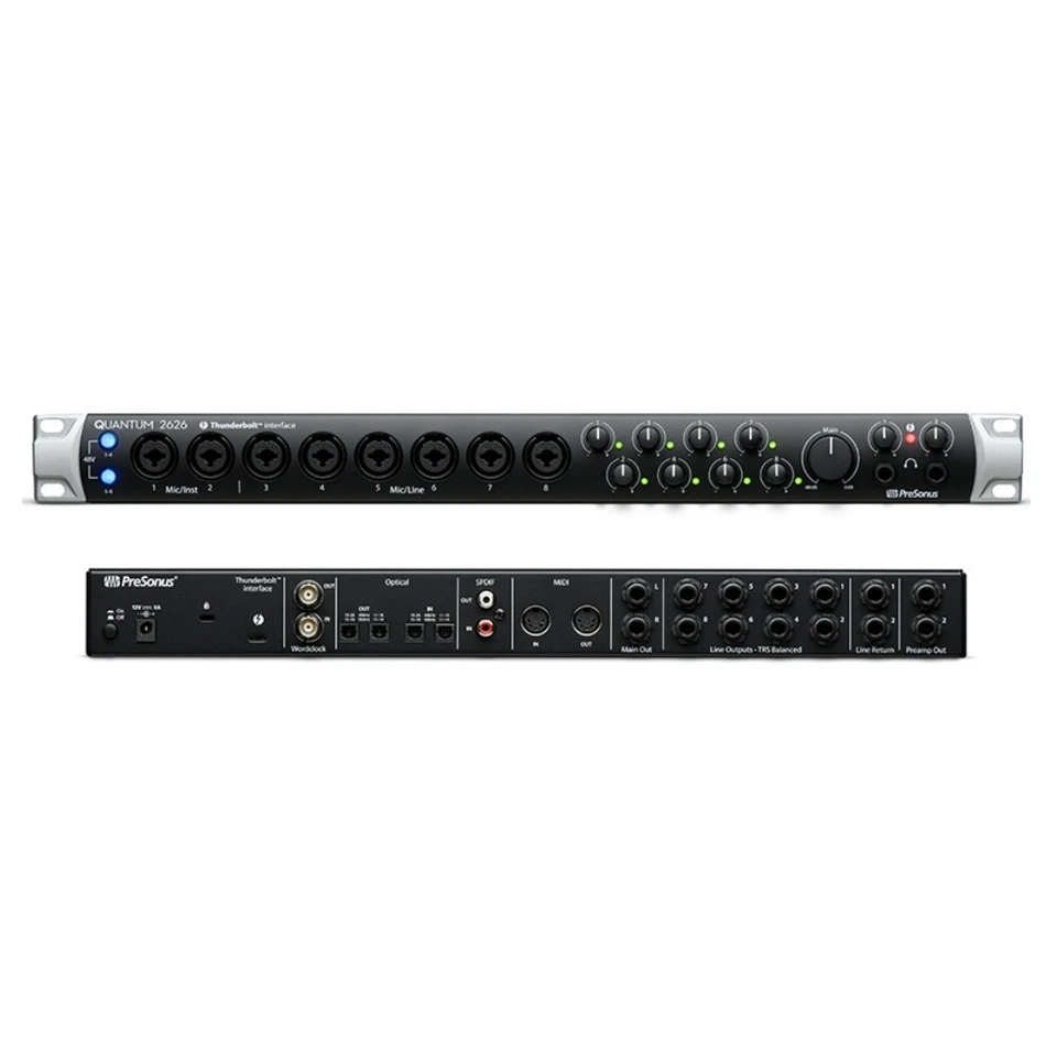 PRESONUS QUANTUM 2626 Rackmount Thunderbolt 3 High Definition Audio Interface - Image 1 of 4