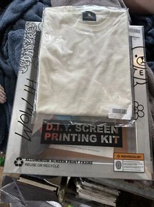 Teddy Fresh D.I.Y. Screen Printing Kit. New W/ A Blank Teddy Fresh Shirt SZ: L - Picture 1 of 12