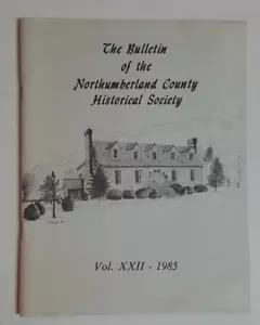 1985 Bulletin of the Northumberland County Virginia Historical Society - Imagen 1 de 14
