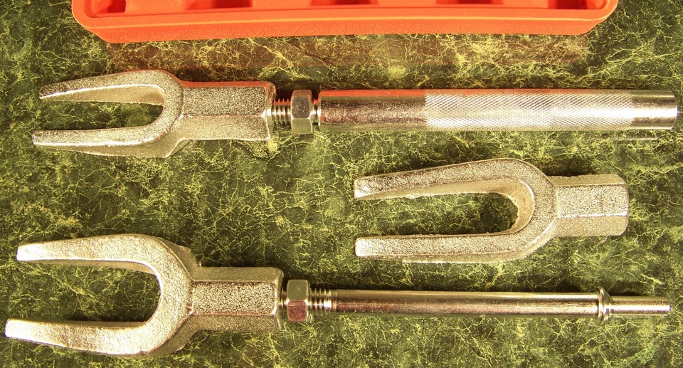 5 件装球连接和领带杆和皮特曼臂分离器套件 CR-V 气锤或手动  — 第 1/1 张图片