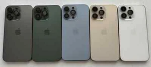 Carcasa trasera de vidrio para chasis Apple iPhone 13 Pro OEM A2483 genuina - Imagen 1 de 7