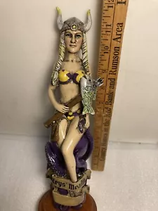 KEYS MEAD HORNY VIKING SPEARFISHER WITH OCTOPUS Draft Mead tap handle. FLORIDA - Picture 1 of 21