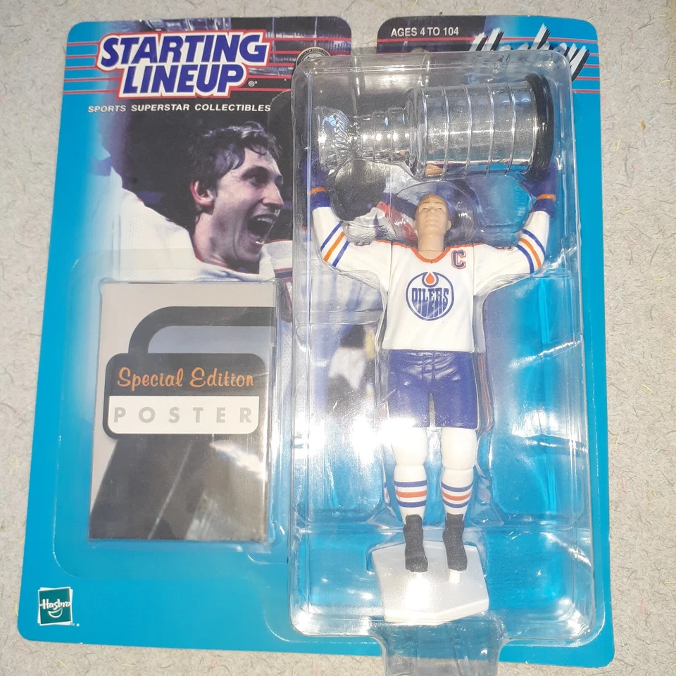 Wayne Gretzky 2000 Starting Lineup NHL Stanley Cup W/ Special Edition Poster - Image 1 of 1