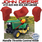 John Deere 415 425 445 455 AM128388 Handle Choke or Throttle Control Knob