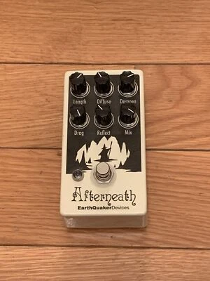 Earthquaker Devices Afterneath Reverb - GLOW IN THE DARK - WHITE SPECIAL - Image 1 of 3