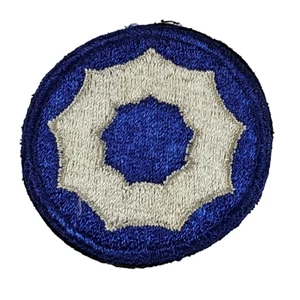 Vintage World War II US Army Military 9th Service Command Patch - Picture 1 of 5