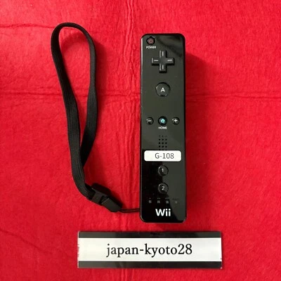 Nintendo Wii Remote Controller Black JAPAN JP - Image 1 of 4