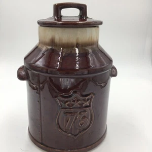 McCoy Vintage Cookie Jar Brown Jug Bicentennial 1776-1976 Made in USA No. 7019 - Picture 1 of 12