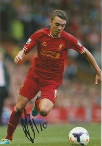 LIVERPOOL, CELTA VIGO & SPANIEN: IAGO ASPAS SIGNED 6x4 ACTION PHOTO + COA - Bild 1 von 1