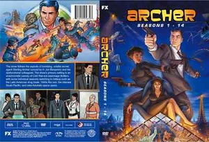 Archer the complete series seasons t 1-14, into the cold episodes brand new DVD - Imagen 1 de 3