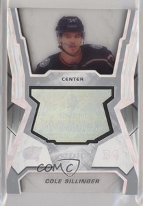 2021-22 SPx Finite Rookies Silver Spectrum /75 Cole Sillinger #F-49 Rookie RC