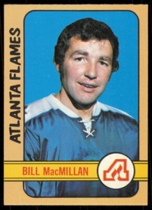 1972-73 TOPPS BILL MACMILLAN - B RC ATLANTA FLAMES #77 EX-EXMT
