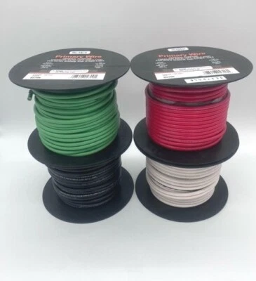 Alambre primario calibre 8 100 % cobre trenzado fino hecho en EE. UU. Lote NO CCA Foto 1 de 4