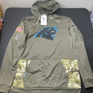 Nike Herren Medium Carolina Panthers Salute to Service Hoodie Sideline Pullover - Bild 1 von 7