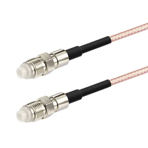 FME Female to FME Female RG316 Cable 50cm Antenna Adapter for Cell Phone  - Picture 1 of 2