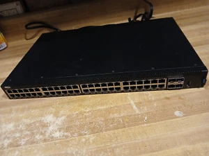 Dell X0152 E12W001 48-port Network Ethernet Switch 1U Rack Mountable Anatel - Picture 1 of 10