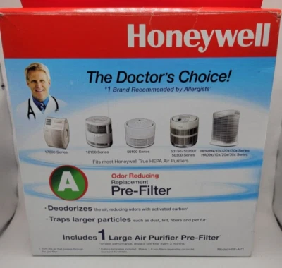 🌬️ Honeywell HRF-AP1 OEM Prefiltro A Purificador de Aire Filtro de Repuesto NUEVO Foto 1 de 4