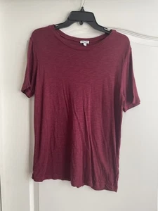 Spendid Wine Burgundy Red Knit Top or Tee - Size Small - Retail $48 - Picture 1 of 4