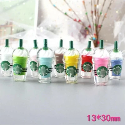 100 Pcs Dollhouse Frappuc Ice Cream Sundae Coffee Cups Mug Miniature Model 1:6 - Image 1 of 3