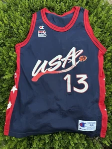 Vintage 90s Team USA Shaquille O'neal #13 Champion Trikot Herren Gr. 44 (M) - Bild 1 von 12