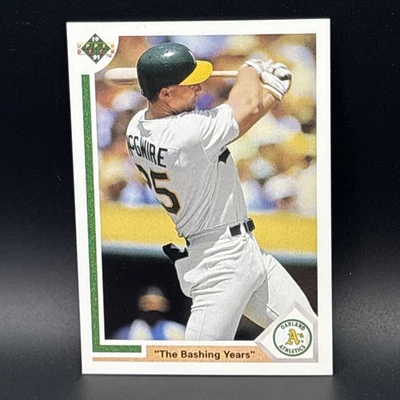 1991 Upper Deck - Mark McGwire #656 - Image 1 of 2