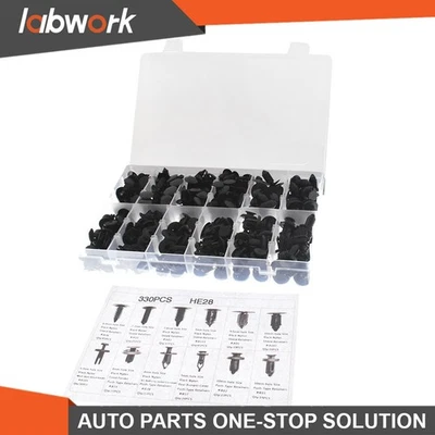 Labwork 330 Push Automotive Push Pins Retainer For GM Ford Toyota Honda - Image 1 of 4