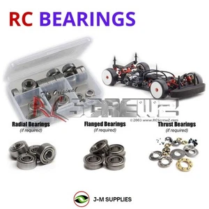 RCScrewZ Metal Shielded Bearings kyo168b for Kyosho TF-7 Onroad 1/10 30026 | KIT - Picture 1 of 15