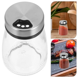 Seasoning Box Glass Bottle Salt Dispenser Multifunctional Jar Measuring - Picture 1 of 12