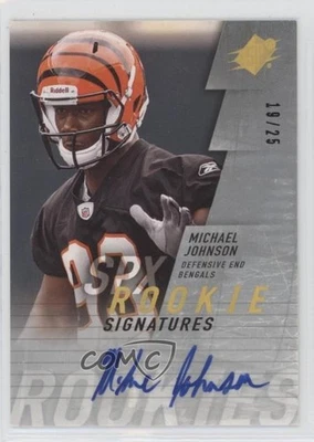 2009 SPx SPx Rookie Signatures Hologold /25 Michael Johnson #133 Auto - Image 1 of 2